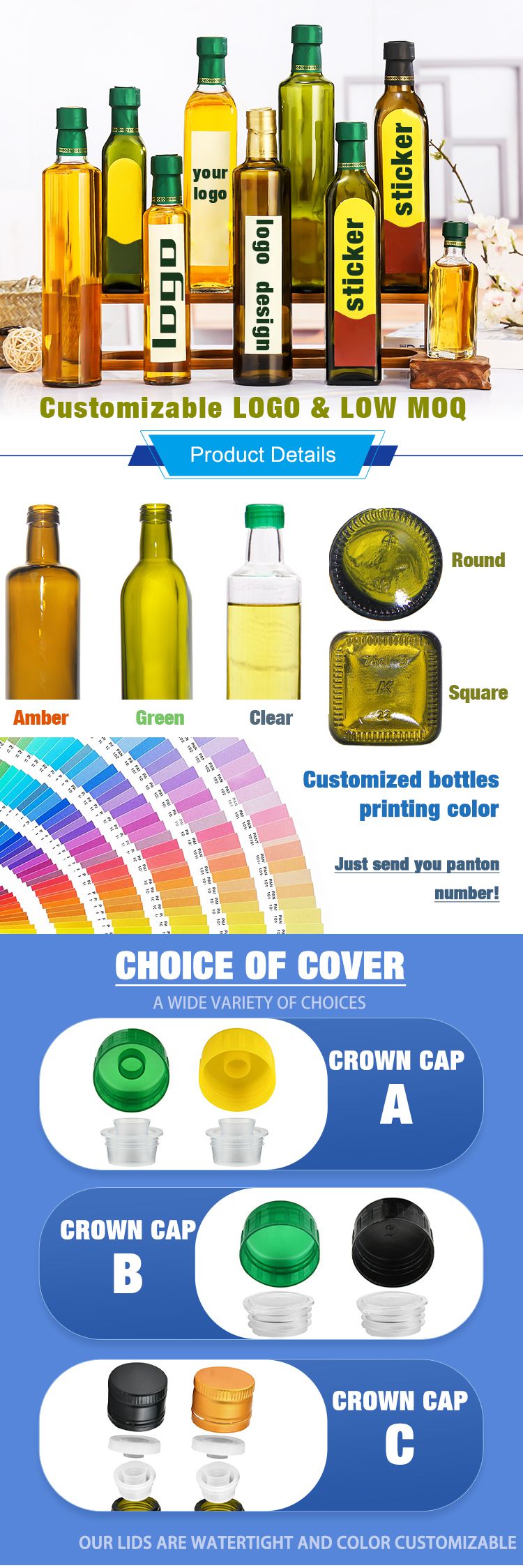 бутылка оливкового масла по индивидуальному заказу