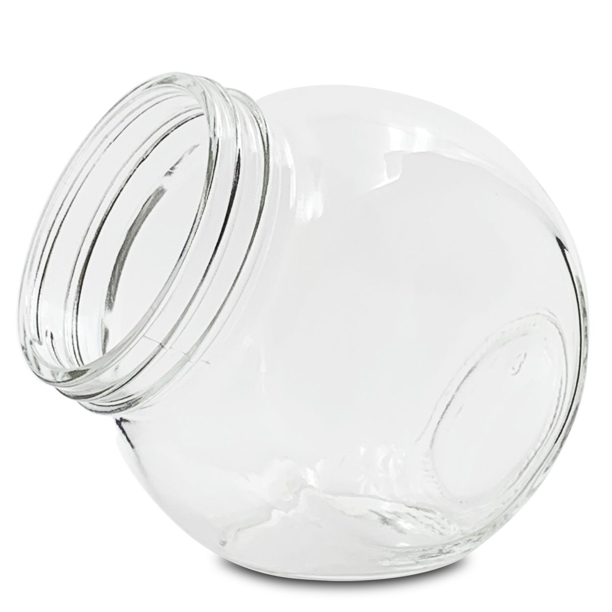 650 мл 22 унции наклонная стеклянная банка оптом